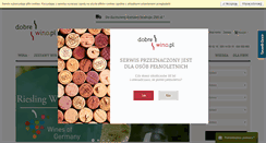 Desktop Screenshot of dobrewino.pl